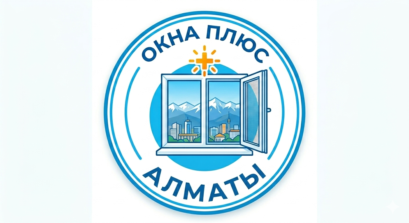 Логотип Окна Плюс Алматы